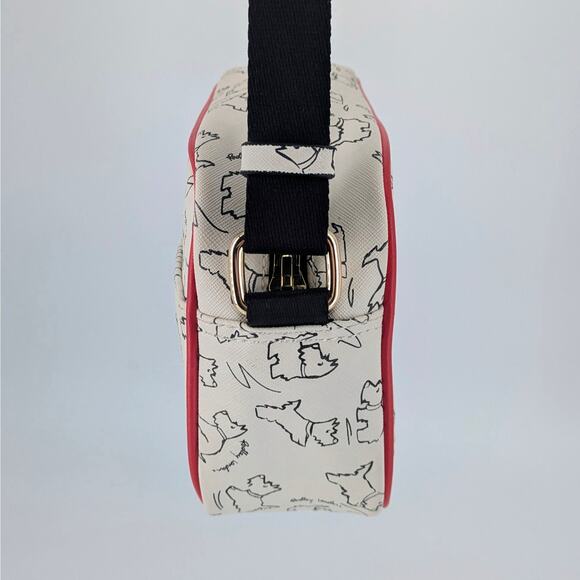 Radley London Sketch Street Crossbody Bag Scottie Dog Print Small Zippered Purse - Picture 8 of 15